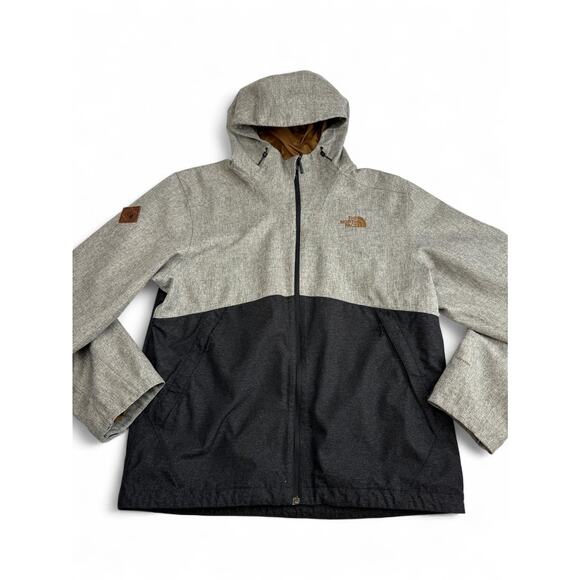 The North Face Millerton Jacket Mens XL Gray DryVent Hooded Waterproof Rain - Picture 1 of 13